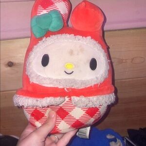 Sanrio Red and Green Stuffed Animal